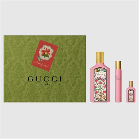 gucci flora gorgeous gardenia gift set 100ml|gucci flora gorgeous gardenia 5ml.